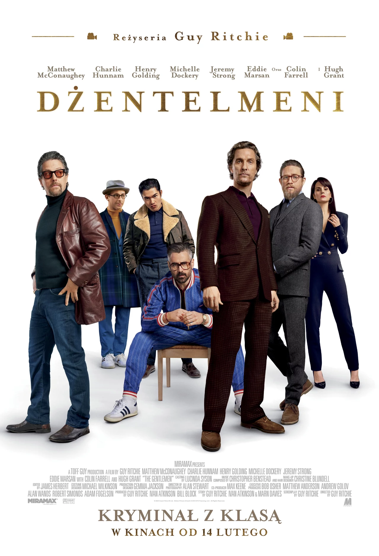Plakat filmu "Dżentelmeni" Plakat filmu "Dżentelmeni"