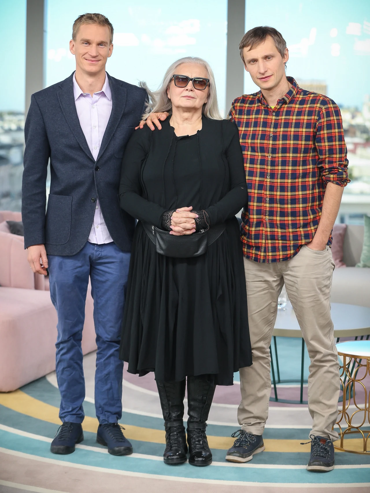 Magda Umer z synami Mateuszem i Franciszkiem Magda Umer z synami Mateuszem i Franciszkiem