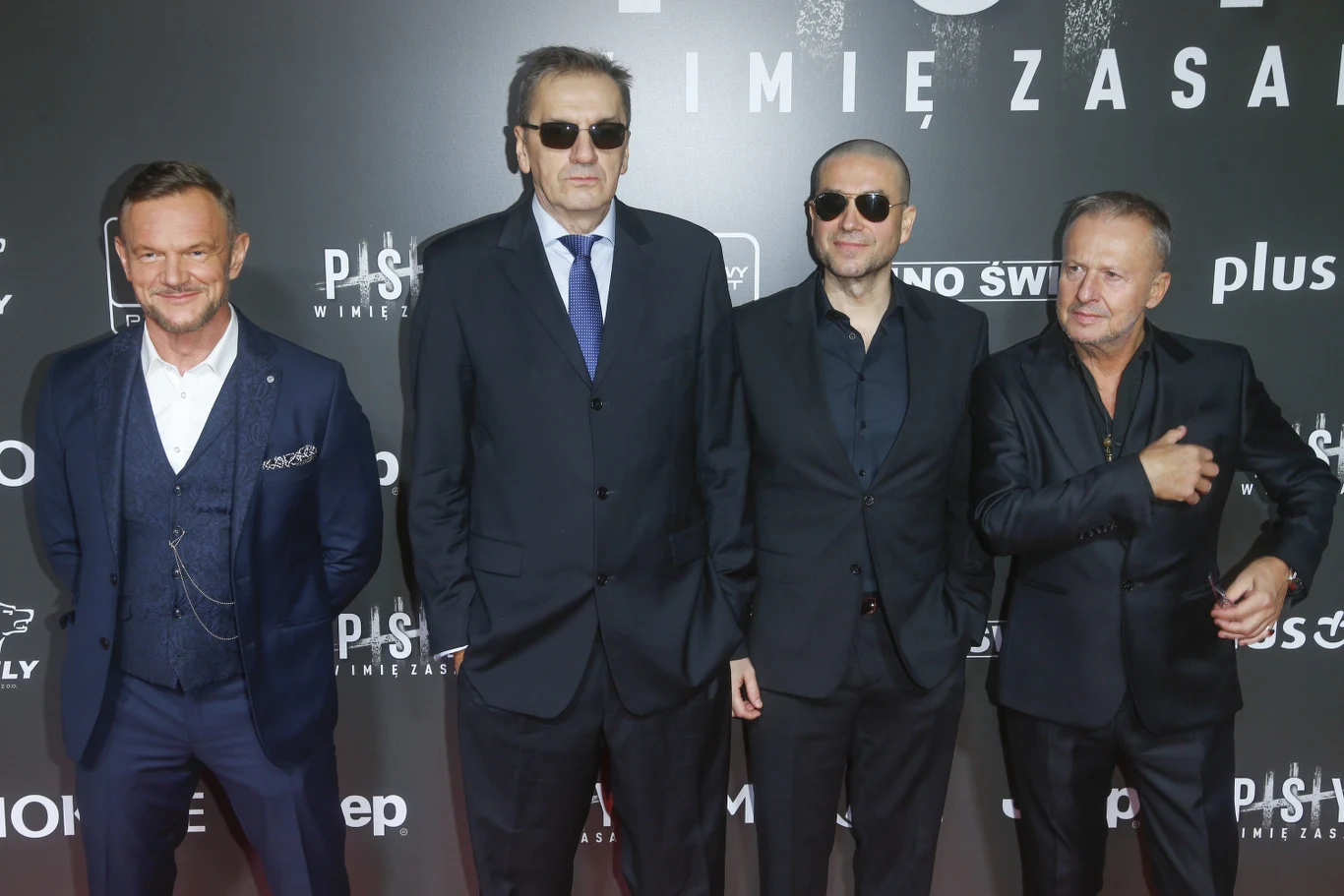 Cezary Pazura, Władysław Pasikowski, Marcin Dorocińsk i Bogusław Linda na premierze filmu "Psy 3. W imię zasad" Cezary Pazura, Władysław Pasikowski, Marcin Dorocińsk i Bogusław Linda na premierze filmu "Psy 3. W imię zasad"