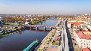 Gorzów Wielkopolski - część miasta nad Wartą