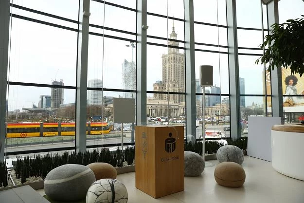 Wnętrze budynku otwartej na nowo PKO Rotundy w Warszawie. Fot. Rafał Guz