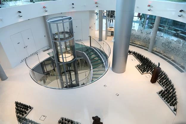 Wnętrze budynku otwartej na nowo PKO Rotundy w Warszawie. Fot. Rafał Guz