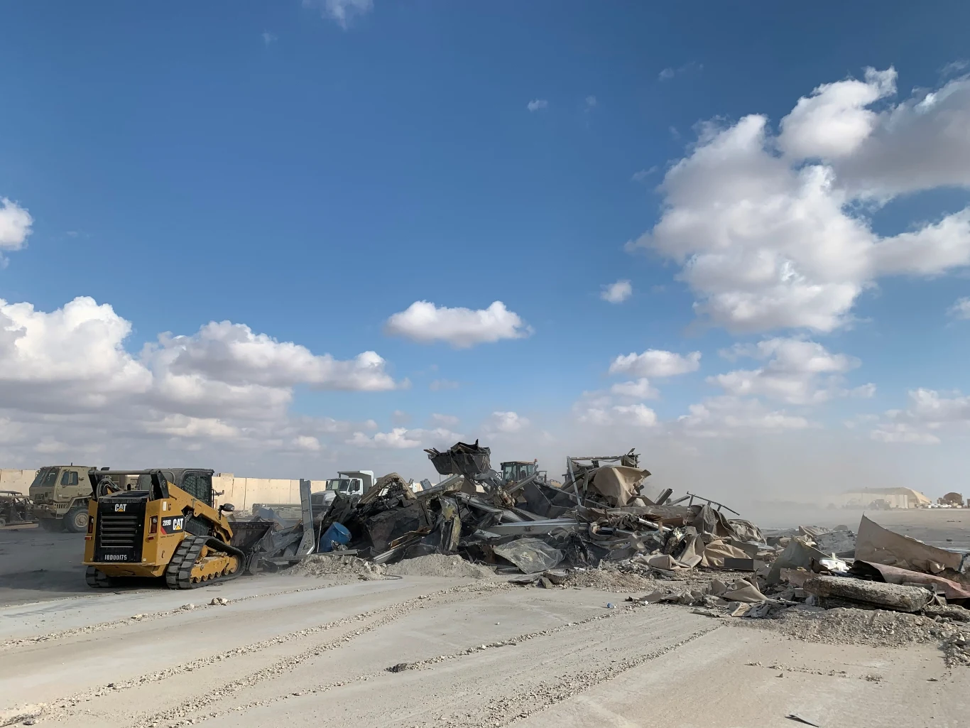 Amerykańska baza w Ain al-Asad w Iraku po ataku Iranu