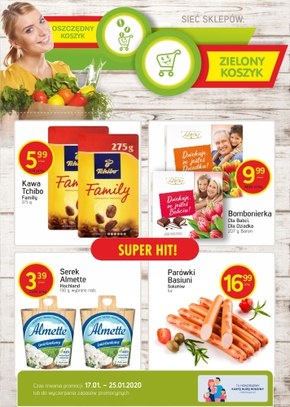 Styczniowe promocje w sklepach Zielony Koszyk!