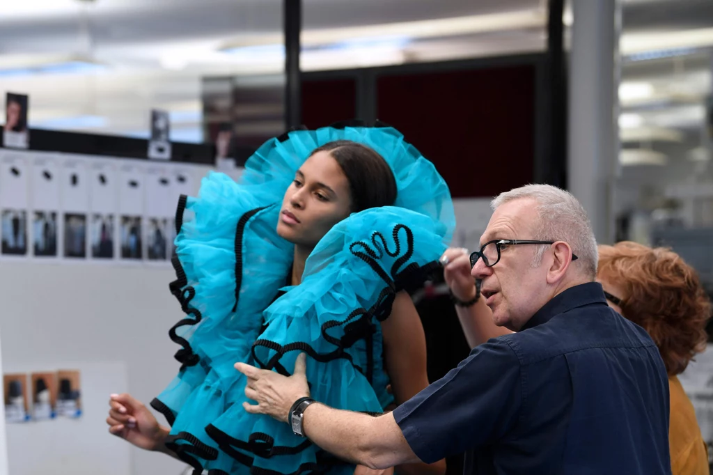 Jean Paul Gaultier i Cindy Bruna