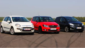 Porównanie samochodów używanych: Fiat Punto, Skoda Fabia, Toyota Yaris