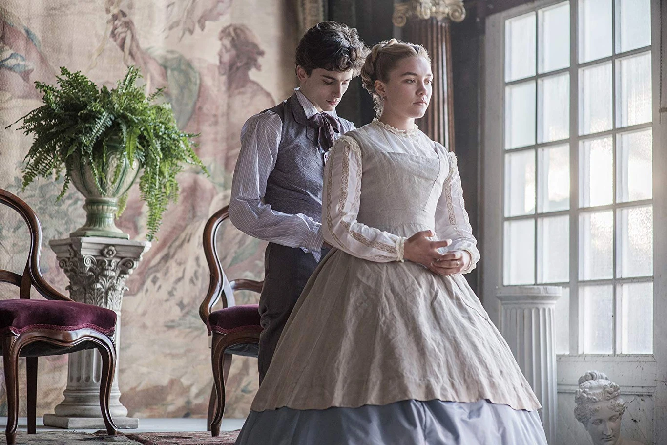 Kadr z filmu Grety Gerwig "Małe kobietki"