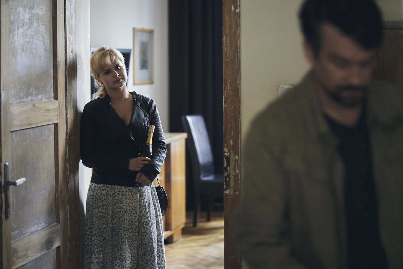 Barbara Wypych na planie drugiego sezonu serialu "Znaki"