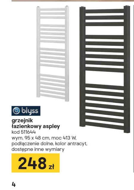 Grzejnik łazienkowy Blyss