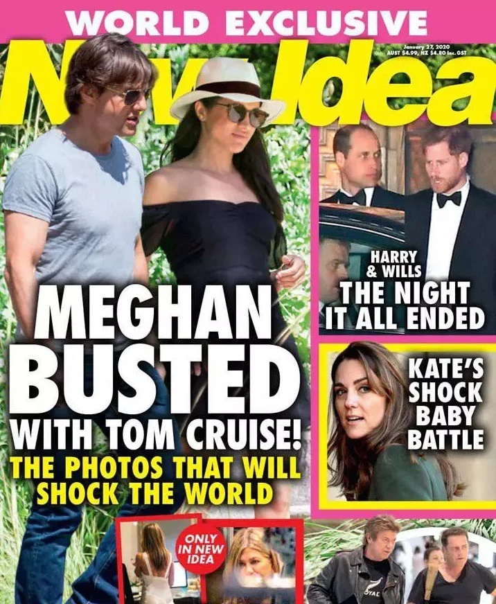 Meghan Markle na okładce australijskiego tabloidu "New Idea" Meghan Markle na okładce australijskiego tabloidu "New Idea"