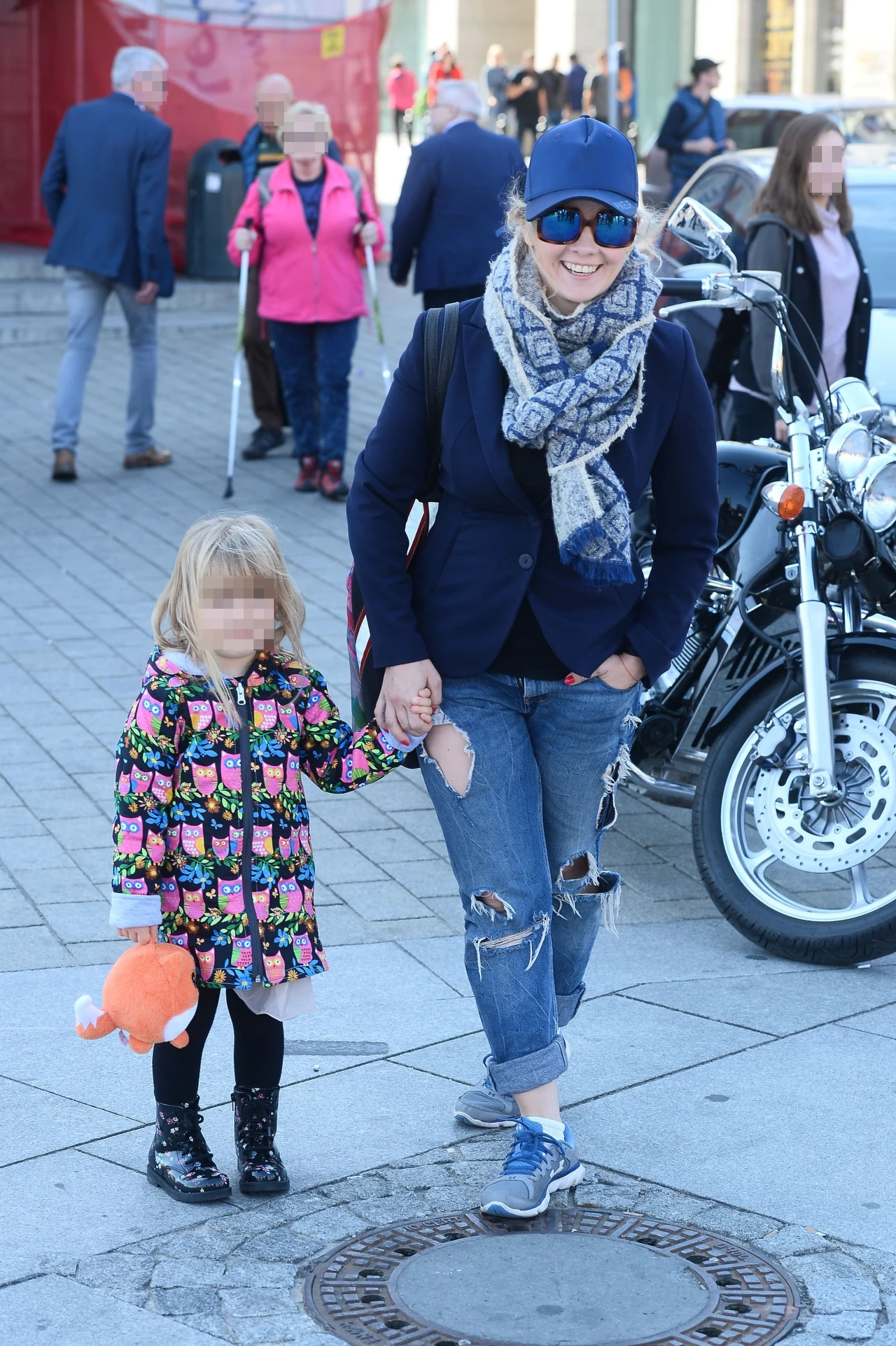 Anna Powierza z córką