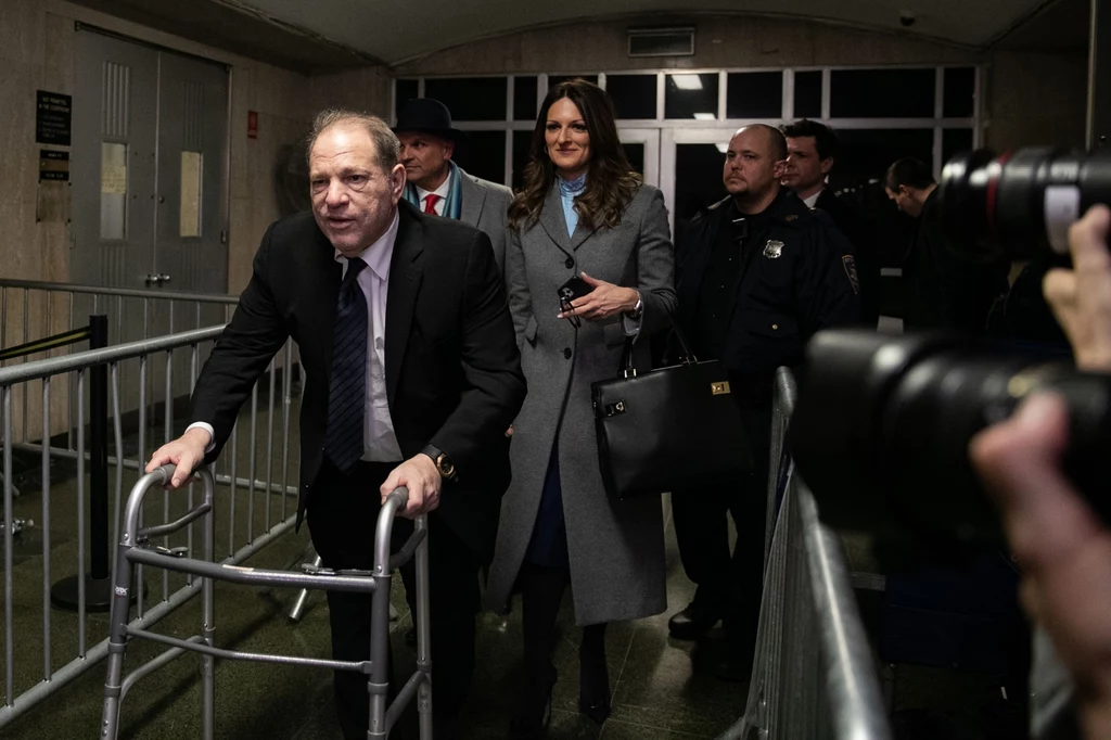 Harvey Weinstein w sądzie 