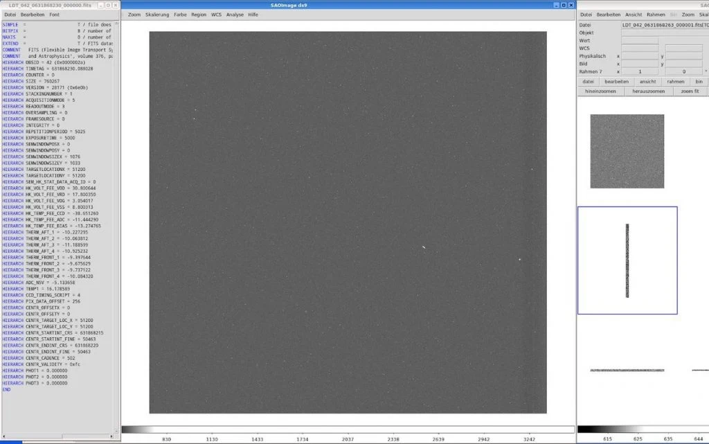 Pierwsze światło misji CHEOPS / Fot. - ESA Pierwsze światło misji CHEOPS / Fot. - ESA