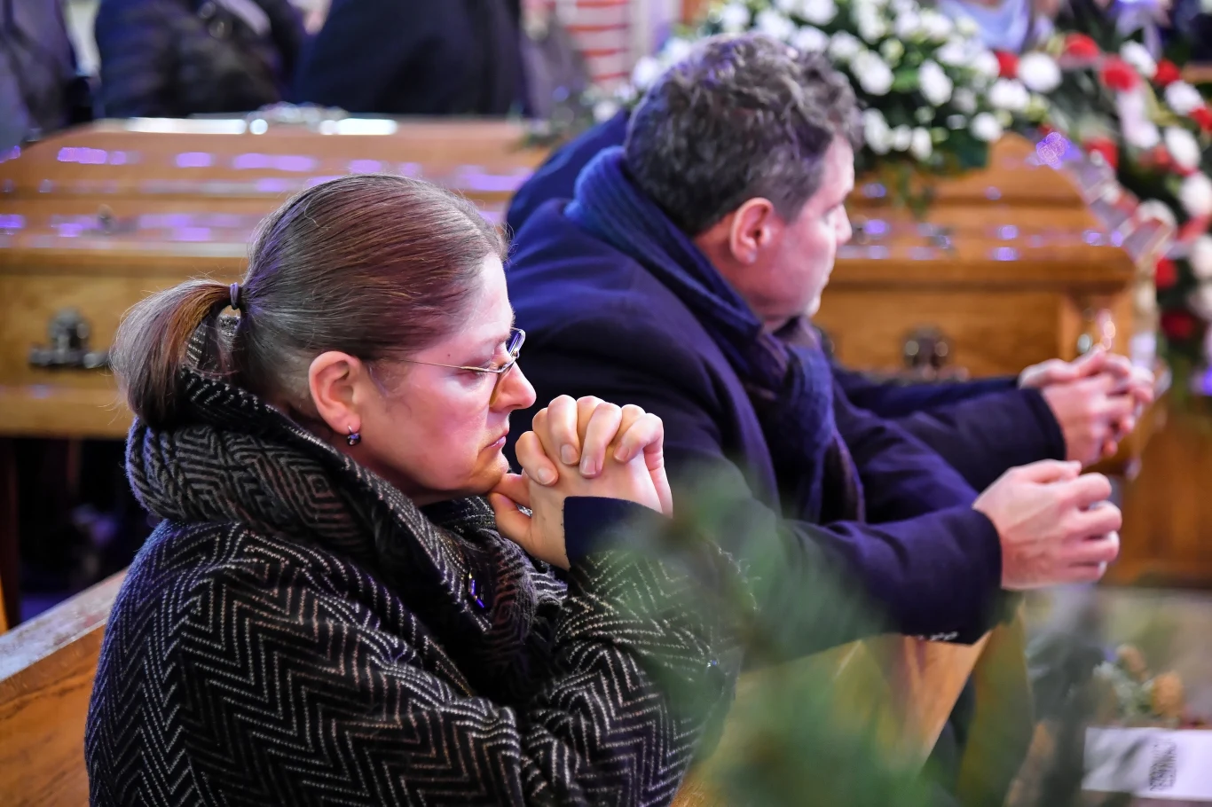 Na uroczystościach pojawiła się także sędzia Trybunału Konstytucyjnego Krystyna Pawłowicz (z lewej).