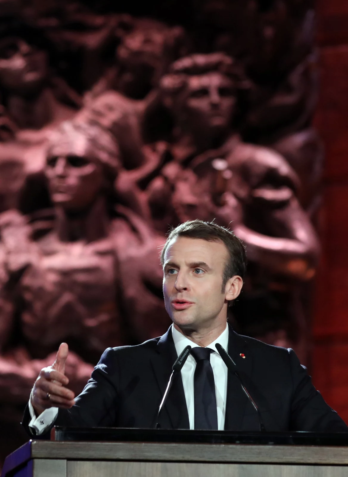 Prezydent Francji Emmanuel Macron