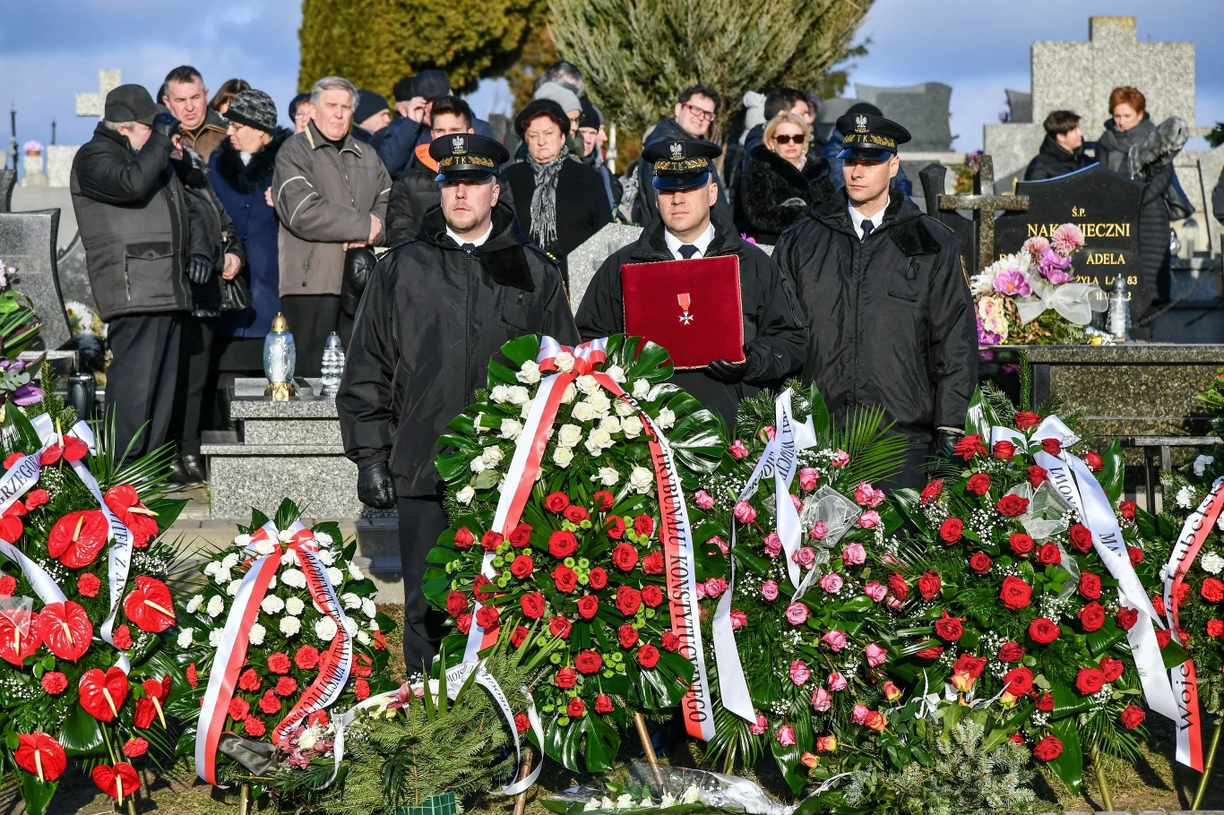 Pogrzeb sędziego Grzegorza Jędrejka