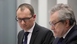 Prezes PFN Marcin Zarzecki i minister kultury Piotr Gliński