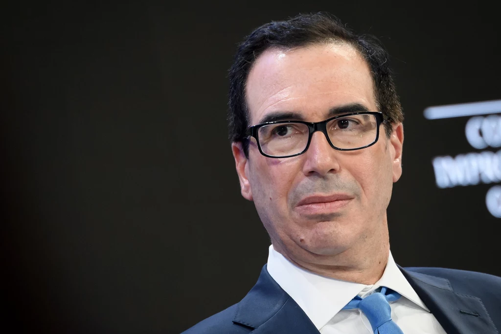 Steven Mnuchin w Davos Steven Mnuchin w Davos