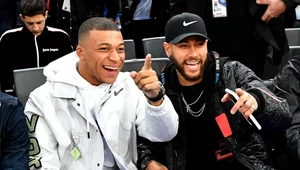 Kylian Mbappe (z lewej) i Neymar