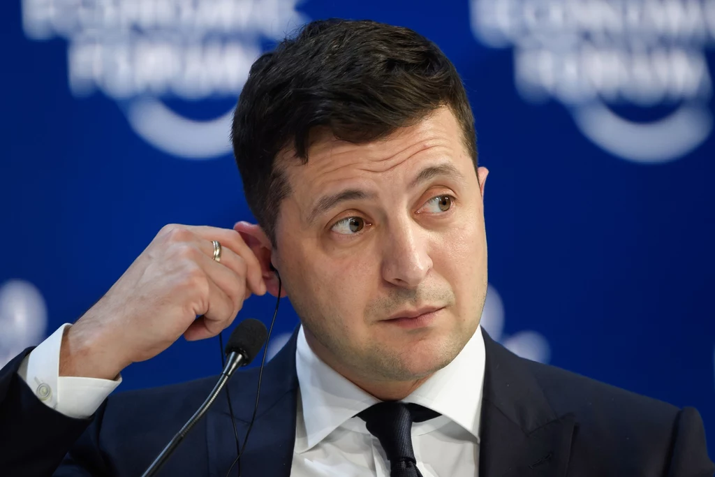Prezydent Ukrainy Wołodymyr Zełenski Prezydent Ukrainy Wołodymyr Zełenski