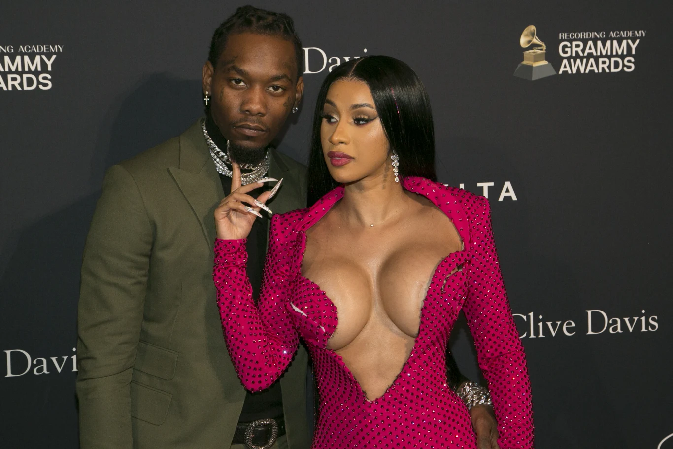 Cardi B pojawiła się ze swoim mężem, raperem Offsetem z grupy Migos
