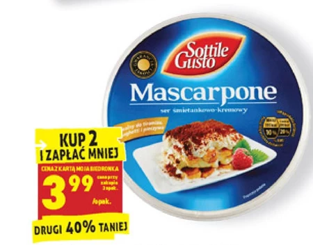 Serek Mascarpone Sottile Gusto