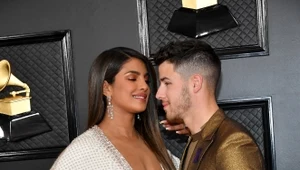 Grammy 2020: Zachwycająca Priyanka Chopra z mężem Nickiem Jonasem