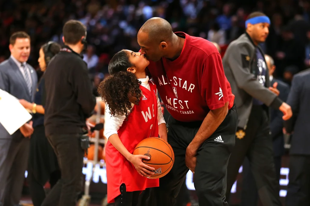 Kobe Bryant i jego córka Gianna