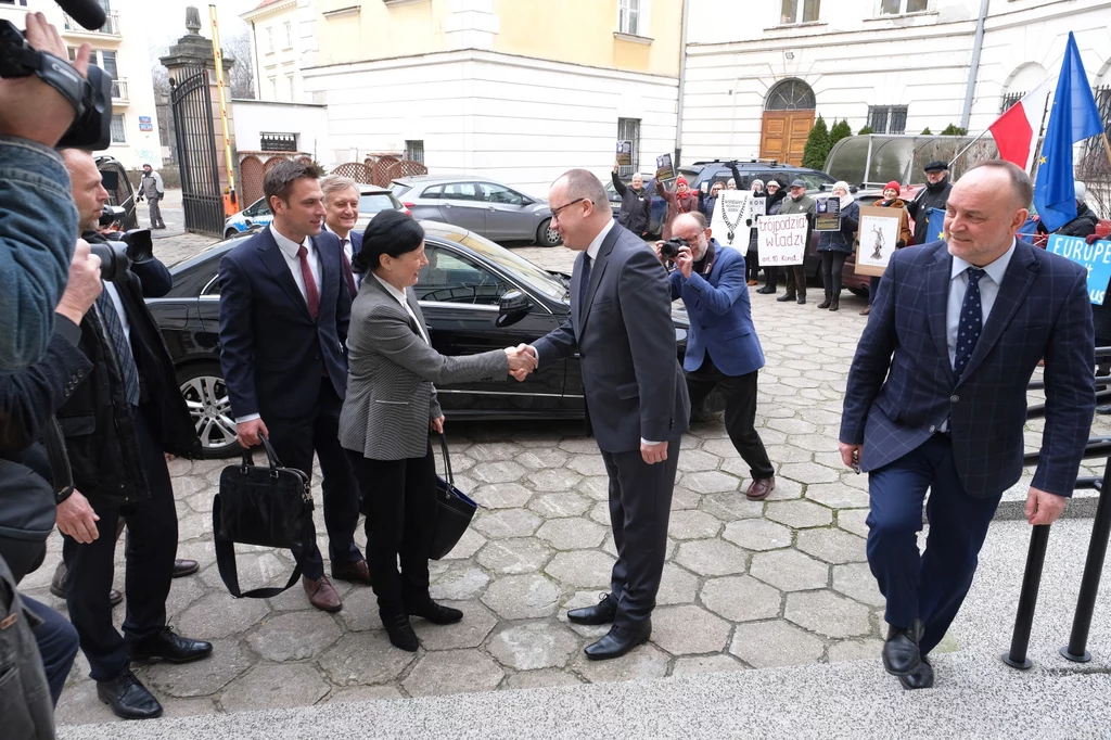 Viera Jourova i rzecznik praw obywatelskich Adam Bodnar Viera Jourova i rzecznik praw obywatelskich Adam Bodnar