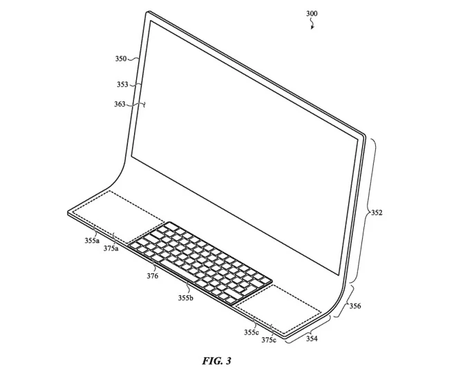 Patent dotyczący komputera iMac