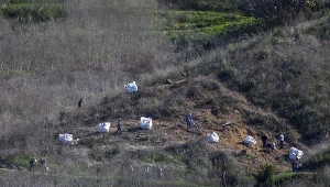 Miejsce katastrofy helikoptera