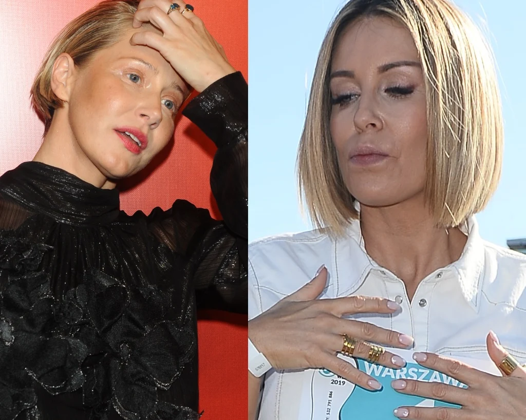 Katarzyna Warnke i Małgorzata Rozenek