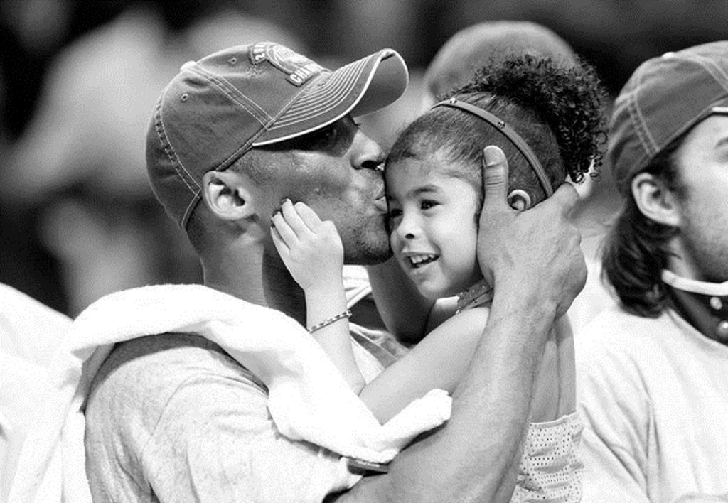 Kobe Bryant i jego córka Gianna Kobe Bryant i jego córka Gianna