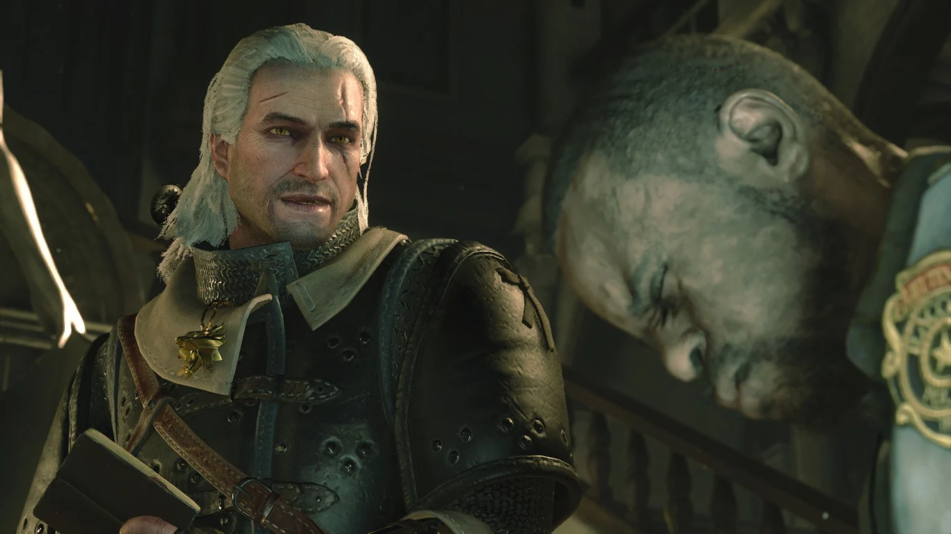 Geralt w Resident Evil 2 Geralt w Resident Evil 2