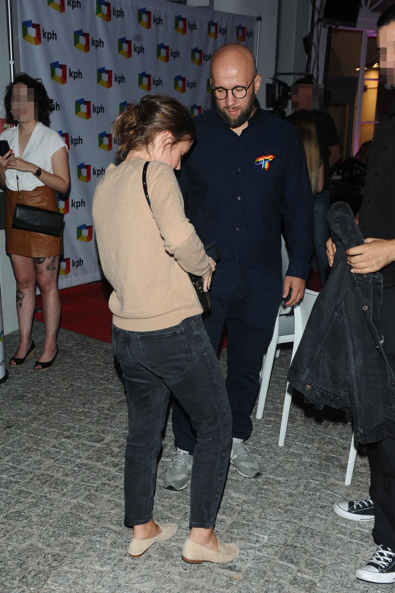 Olga Frycz z partnerem Olga Frycz z partnerem