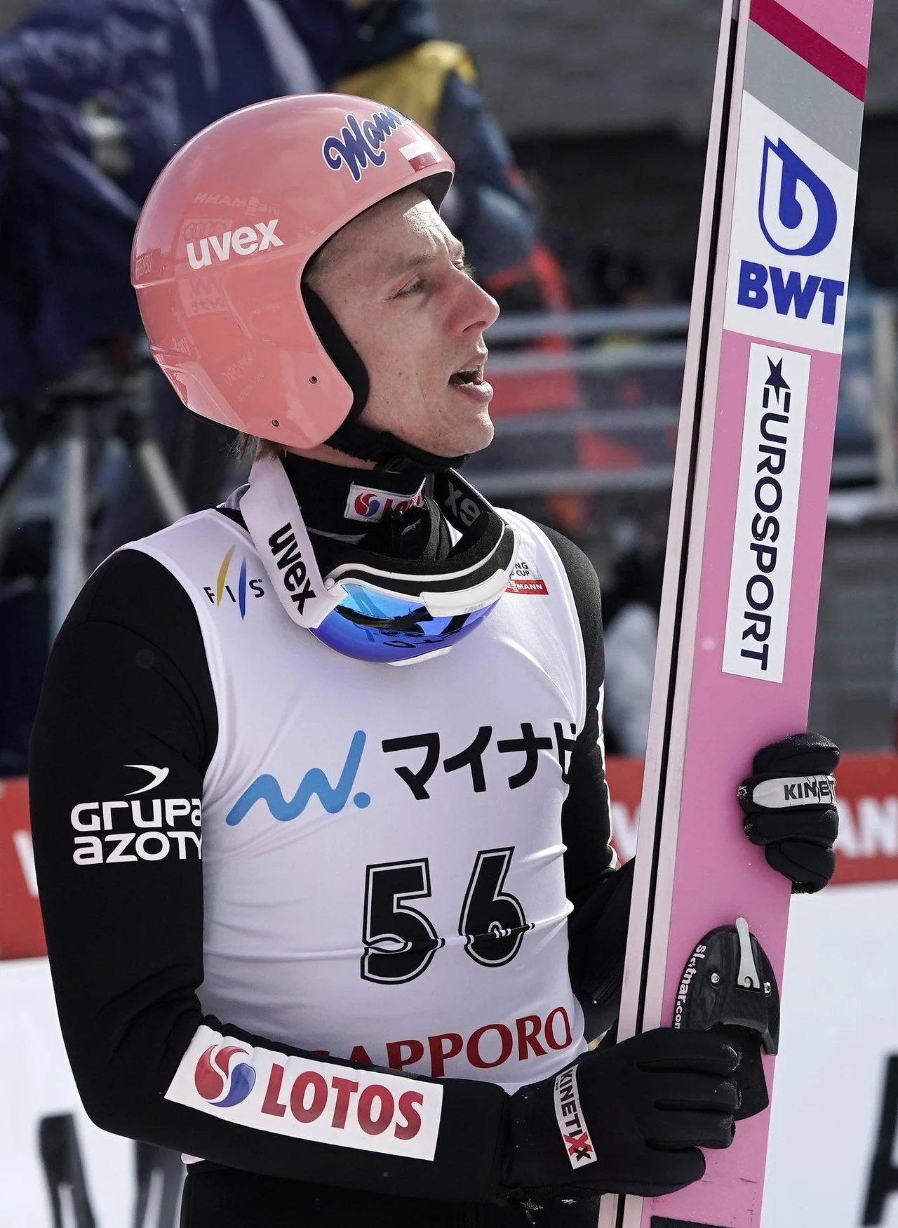 Dawid Kubacki na skoczni w Sapporo Dawid Kubacki na skoczni w Sapporo