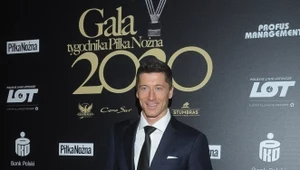 Robert Lewandowski podczas gali