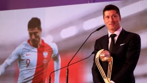 Robert Lewandowski z nagrodą w kategorii "Piłkarz Roku" za 2019 rok