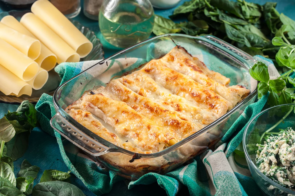 Cannelloni ze szpinakiem