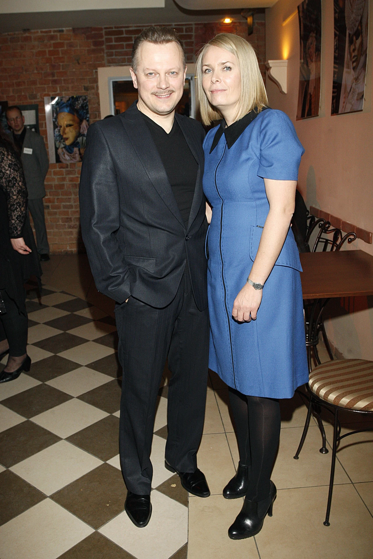 Piotr Szwedes z żoną Piotr Szwedes z żoną