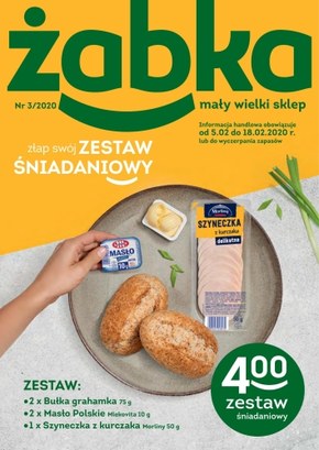 Zestawy śniadaniowe w Żabce!