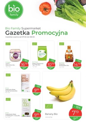 Gazetka promocyjna sieci Bio Family!