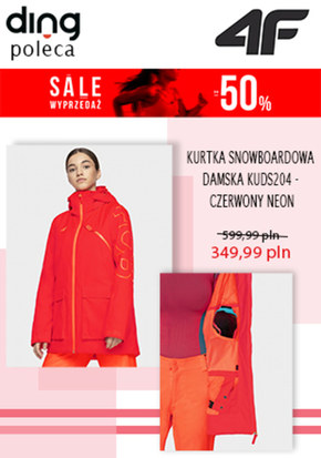 Wyprzedaż 50% w 4F!