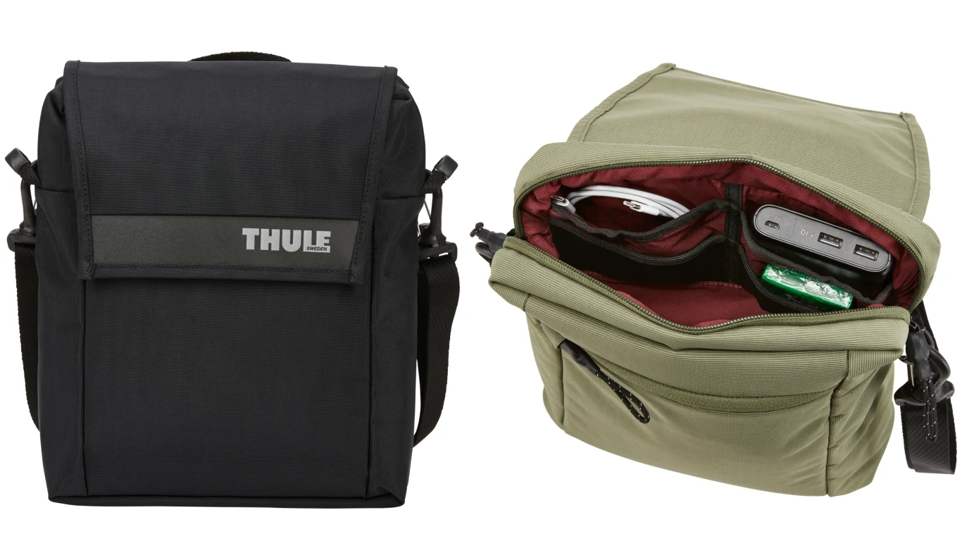Ostatnim nowym produktem jest Thule Paramount Crossbody Bag, czyli elegancka torba na długim pasku z miękką wyściółką, zestawem praktycznych przegródek i zabezpieczeniem przed kradzieżą (w postaci podwójnego zamknięcia głównej komory oraz dodatkowej, ukrytej kieszeni z zatrzaskiem na najcenniejsze przedmioty (dokumenty, klucze, etc.). 