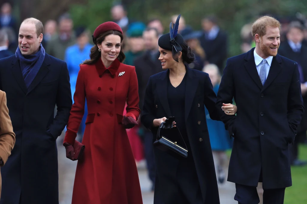 Książę William, księżna Kate, Meghan Markle, książę Harry Książę William, księżna Kate, Meghan Markle, książę Harry