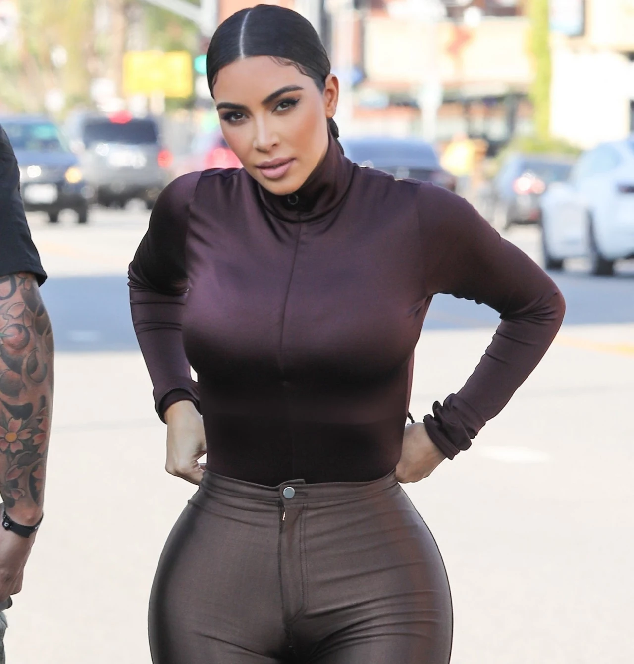 Kim Kardashian lubi lateksowe, obcisłe ubrania Kim Kardashian lubi lateksowe, obcisłe ubrania