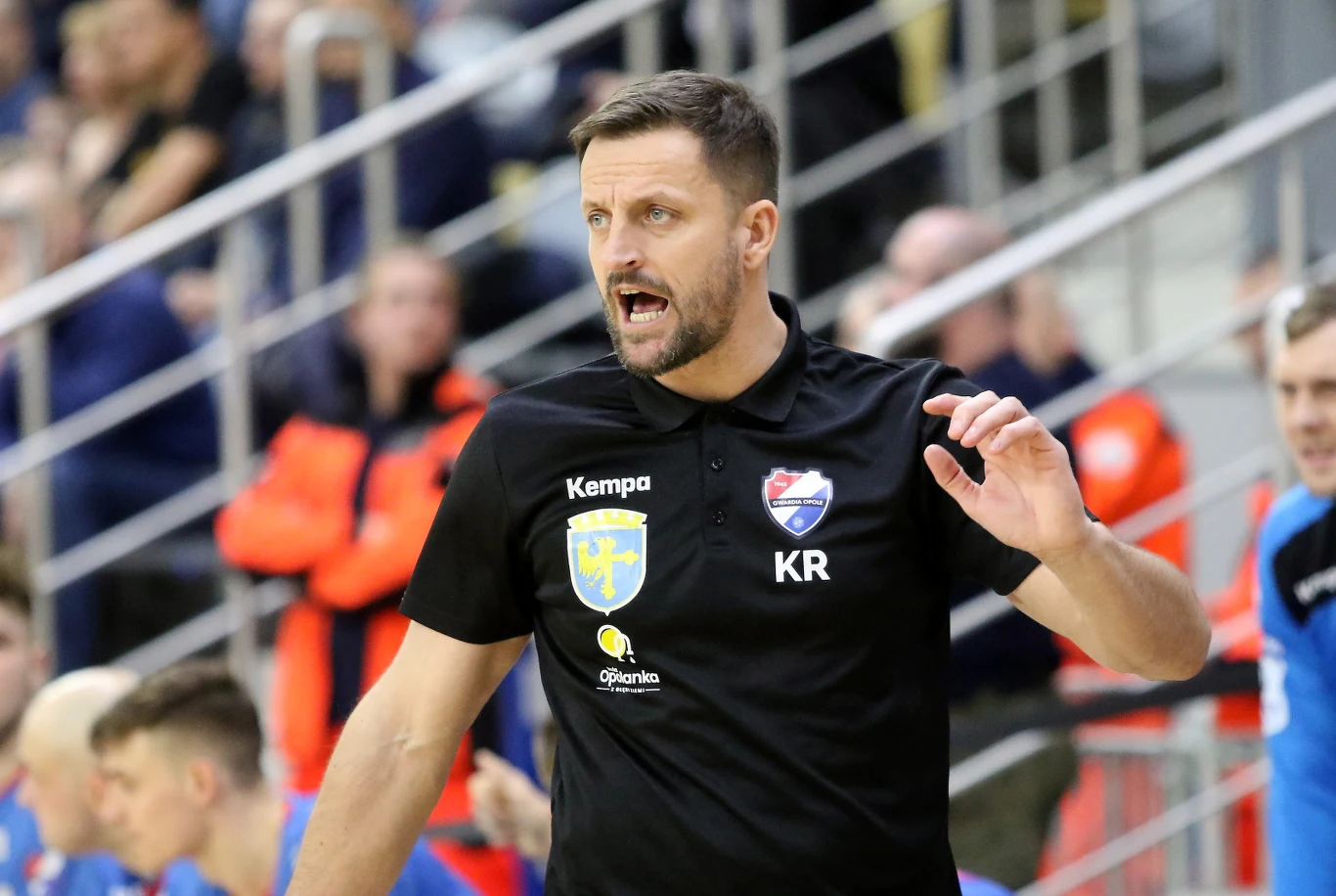 Trener Gwardii Opole Rafał Kuptel Trener Gwardii Opole Rafał Kuptel