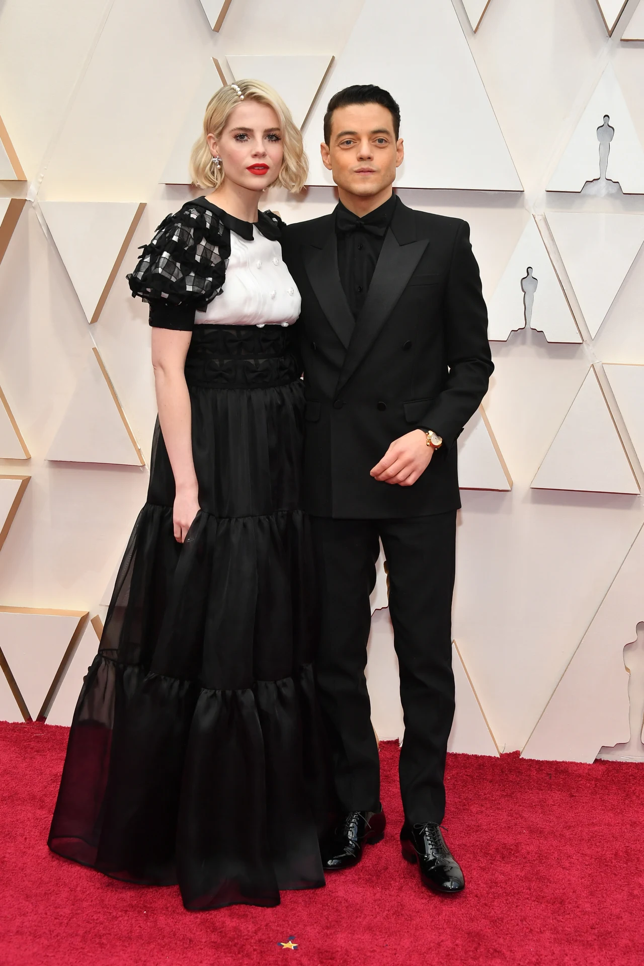 Lucy Boynton i Rami Malek Lucy Boynton i Rami Malek