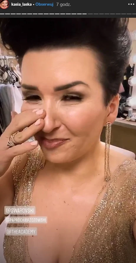 Kasia Łaska na Oscarach Kasia Łaska na Oscarach