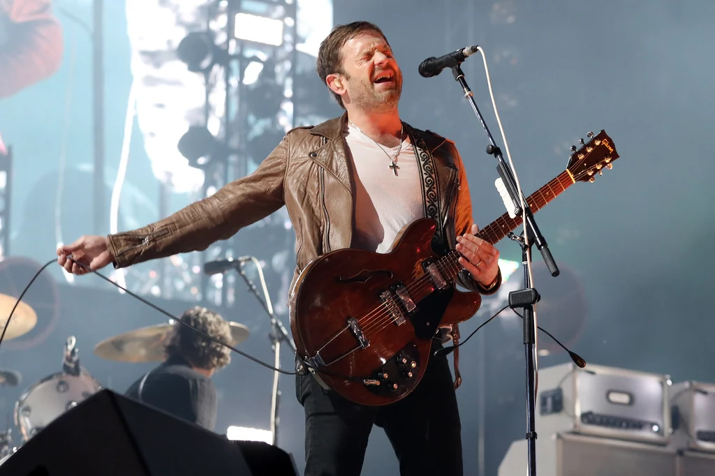 Caleb Followill (Kings Of Leon) w akcji Caleb Followill (Kings Of Leon) w akcji